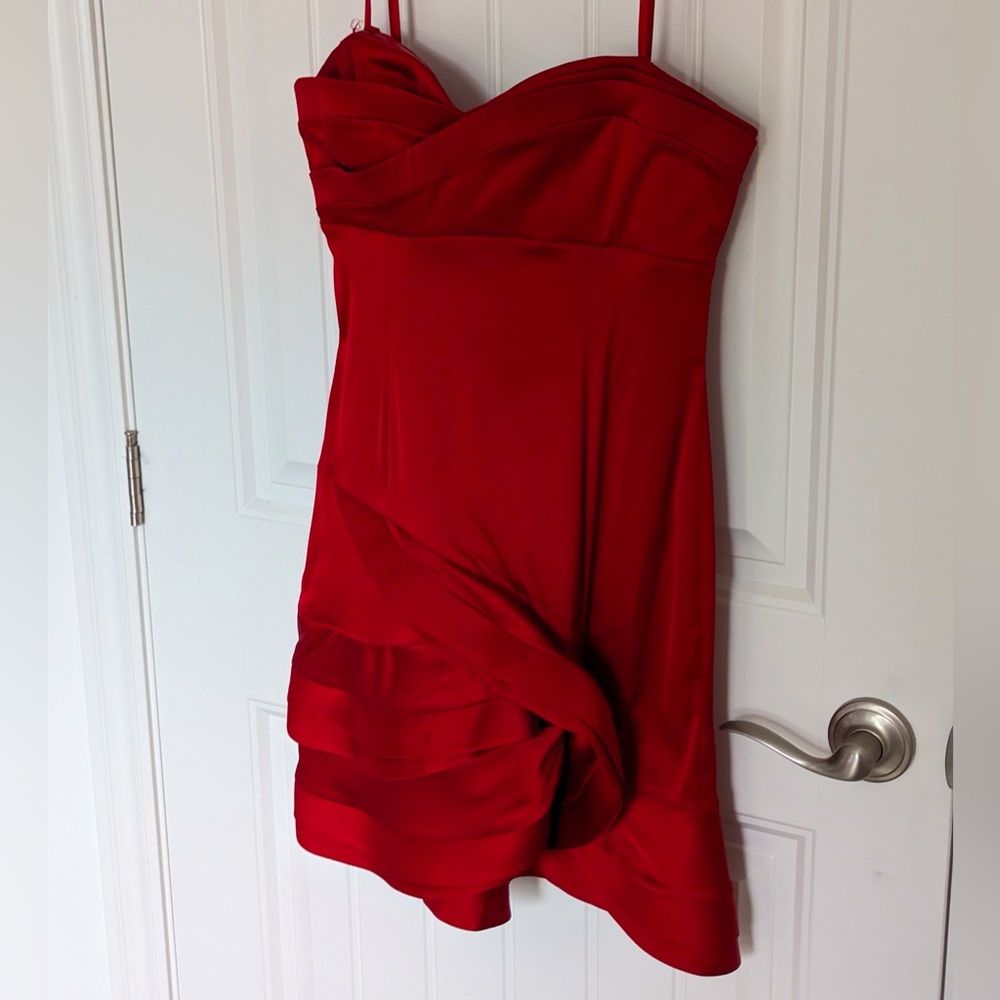 BCBG Max Azria Red Mini Dress